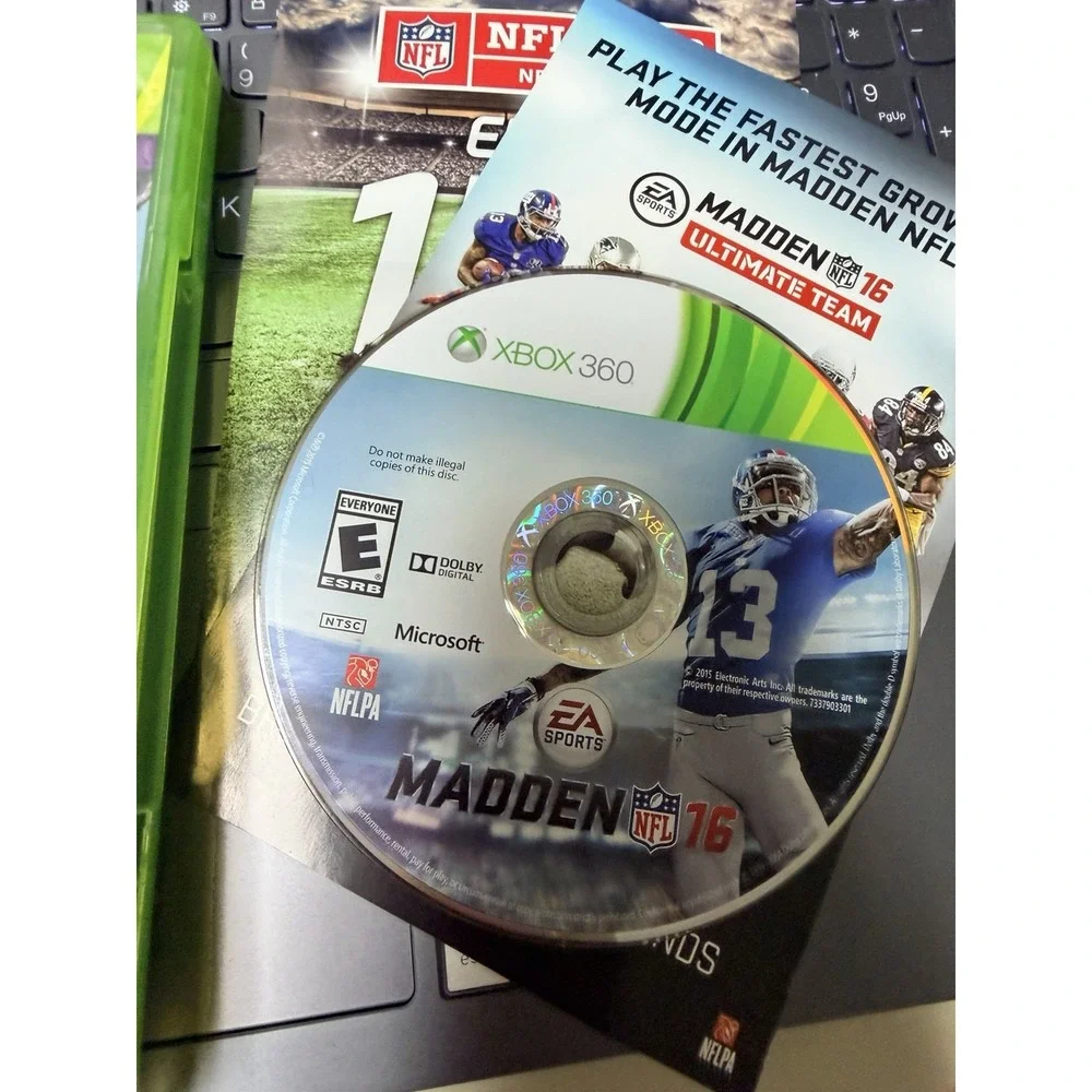 EA Sports Madden NFL 16‎ Microsoft Xbox 360 Video Game Kinect Compatible